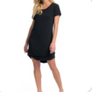 NWT - CHRLDR - AVA DRESS - Mock Layer Mini Dress - X-Large / Black